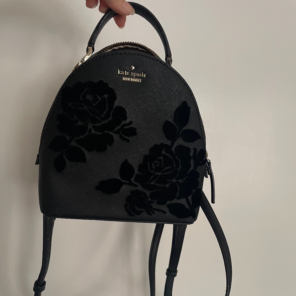 Kate Spade Cameron Street Flock Roses Binx Backpack